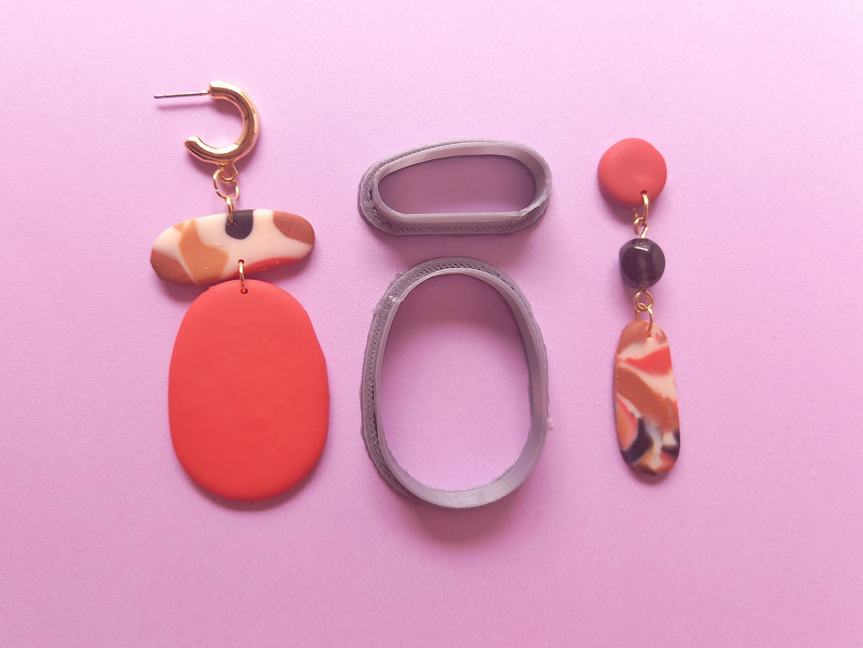 Set 3 7 Pcs Polymer Clay Cutter Set Unique Clay Cutters Etsy