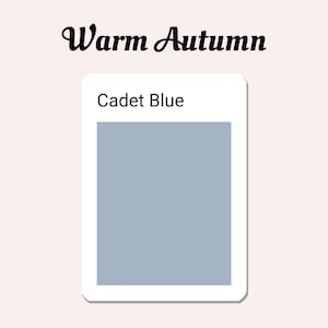 Polymer Clay Colour Recipe guide | Sculpey soufflé Color mixing | Digital download | Warm Autumn Fall Palette Cadet Blue