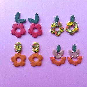 Set E 7 Pcs Polymer Clay Cutter Set Flower Heart Shape Cutters Clay Tools Customized Clay Cutters image 7