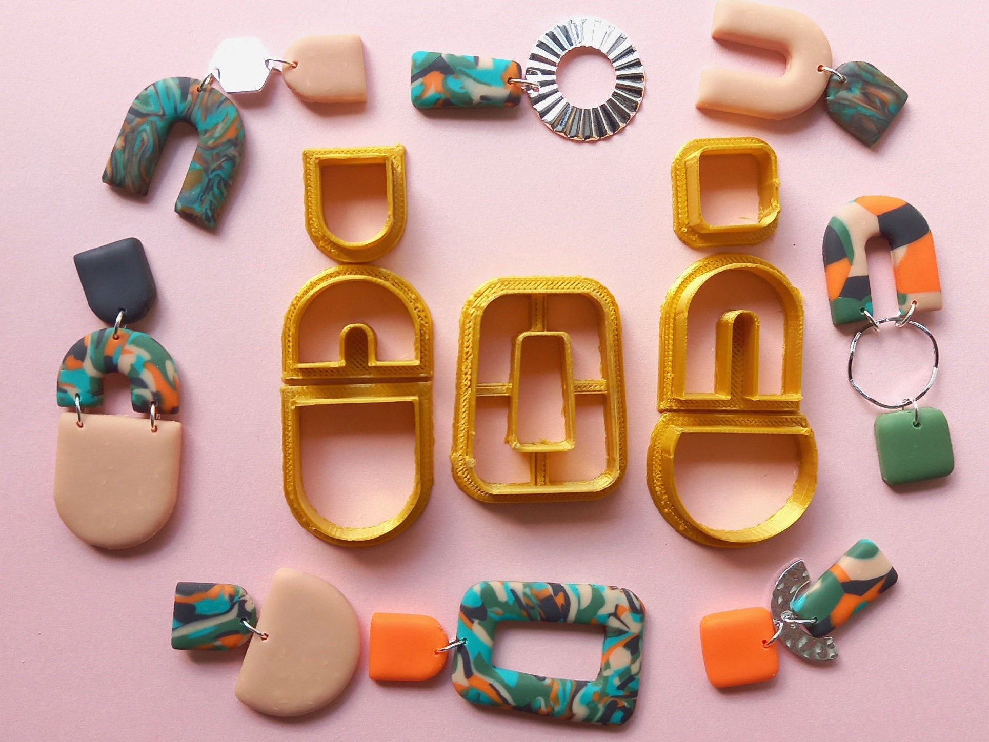 Greek Letter Cutter Set | Cookie, Fondant, Polymer Clay Earring and Foam  Cutters