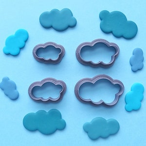 Cloud Polymer Clay Cutter Set | Clay Tools | Customized Clay Cutters