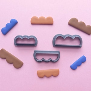 Half Cloud Polymer Clay Cutter Set | Clay Tools | Customized Clay Cutters