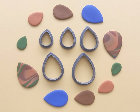 Polymer Clay Earring Cutter Set Of12 Polymer Clay Cutter Shape