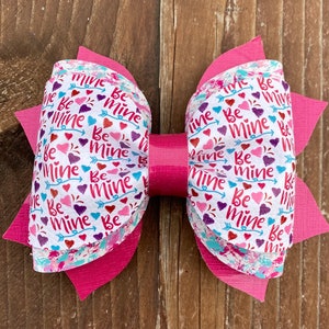 Valentine’s Day Bow, Valentine’s Hair Bow, Valentine’s Bow, Toddler Bows, Girls Bows, Toddler Hair Bows, Valentine Gifts, Phoebe Bow
