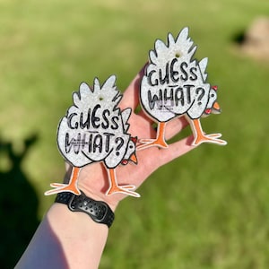 Guess What? Chicken Butt Car Freshie Freshy - Chicken Car Air Freshener, Car Scent, Air Freshener