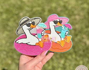 Goose Floatie Car Freshie Freshy - summer goose Car Porch Goose, Car Scent, Air Freshener