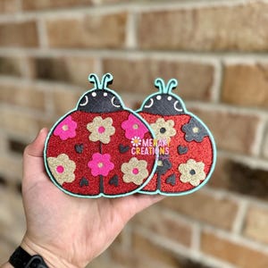 Floral Lady Bug Car Freshie Freshy - Car Scent, Air Freshener