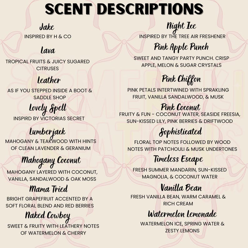 a menu for a restaurant with a price list