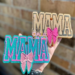 Coquette Bow MAMA Mom Car Freshie freshy - Car Air Freshener, Car Scent
