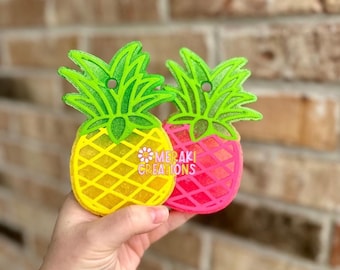 Pineapple Car Freshie Freshy - Summer Fruit Car Air Freshener, Car Scent, Air Freshener