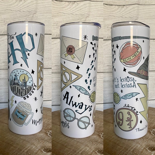 Watercolor Wizard 20oz Insulated Tumbler