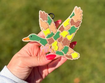 Camo Duck Car Freshie Freshy - Duck Hunting Camouflage Car Scent, Air Freshener