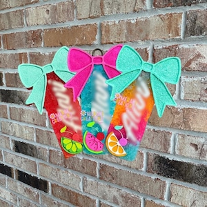 Energy Drink Inspired with Bow Car Freshie Freshy - A N Coquette Bow Car Scent, Air Freshener