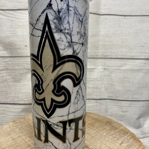 SELLING AS IS - Saints - blooper design - 20oz insulated tumbler