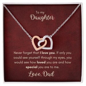Daughter Gift, Gift for Daughter, Daughter Necklace, Daughter, You Are Loved