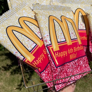 Mcdonalds theme chip repackaging