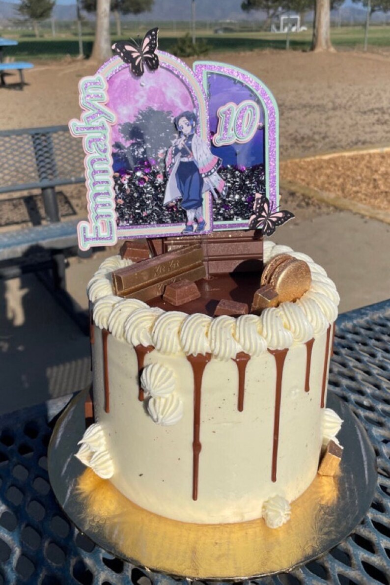 Butterfly Girl Cake Topper, 3d Cake Topper, Shaker Cake Topper, Shaker With Lights Cake Topper