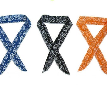 cool relief refreezable ice bandana head wrap neck ice cooling scarf