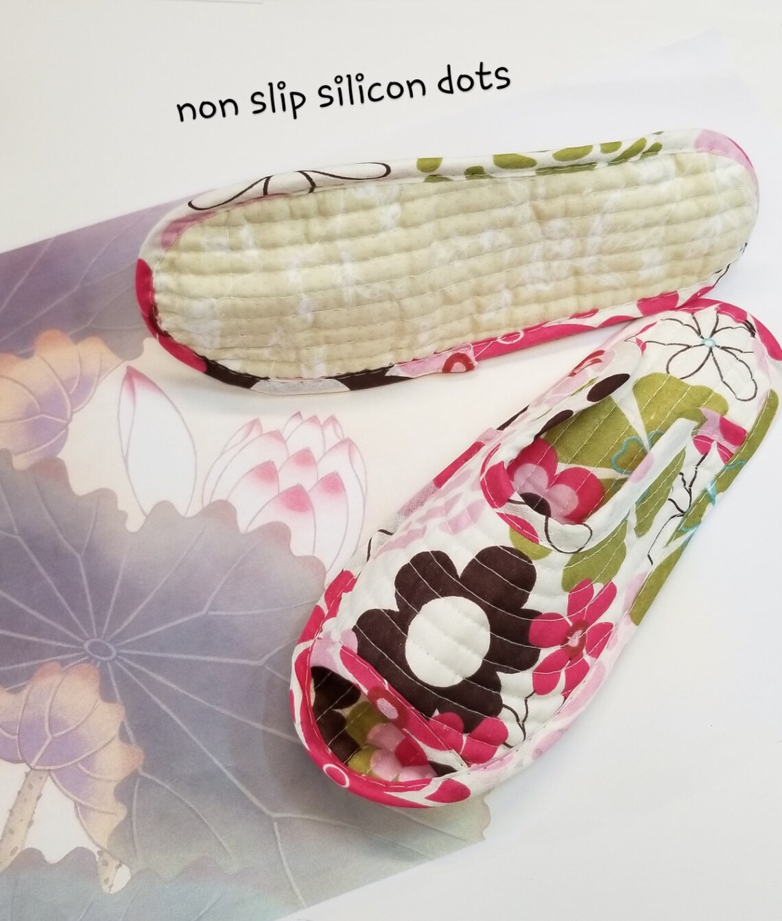 quilted slippers