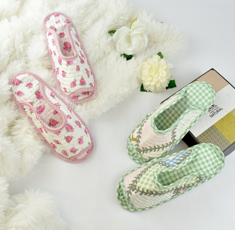 quilted slippers