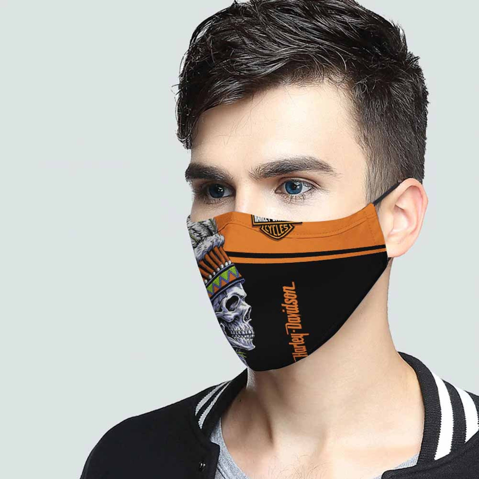 Harley davidsion face mask unisex face mask for adults gift Etsy