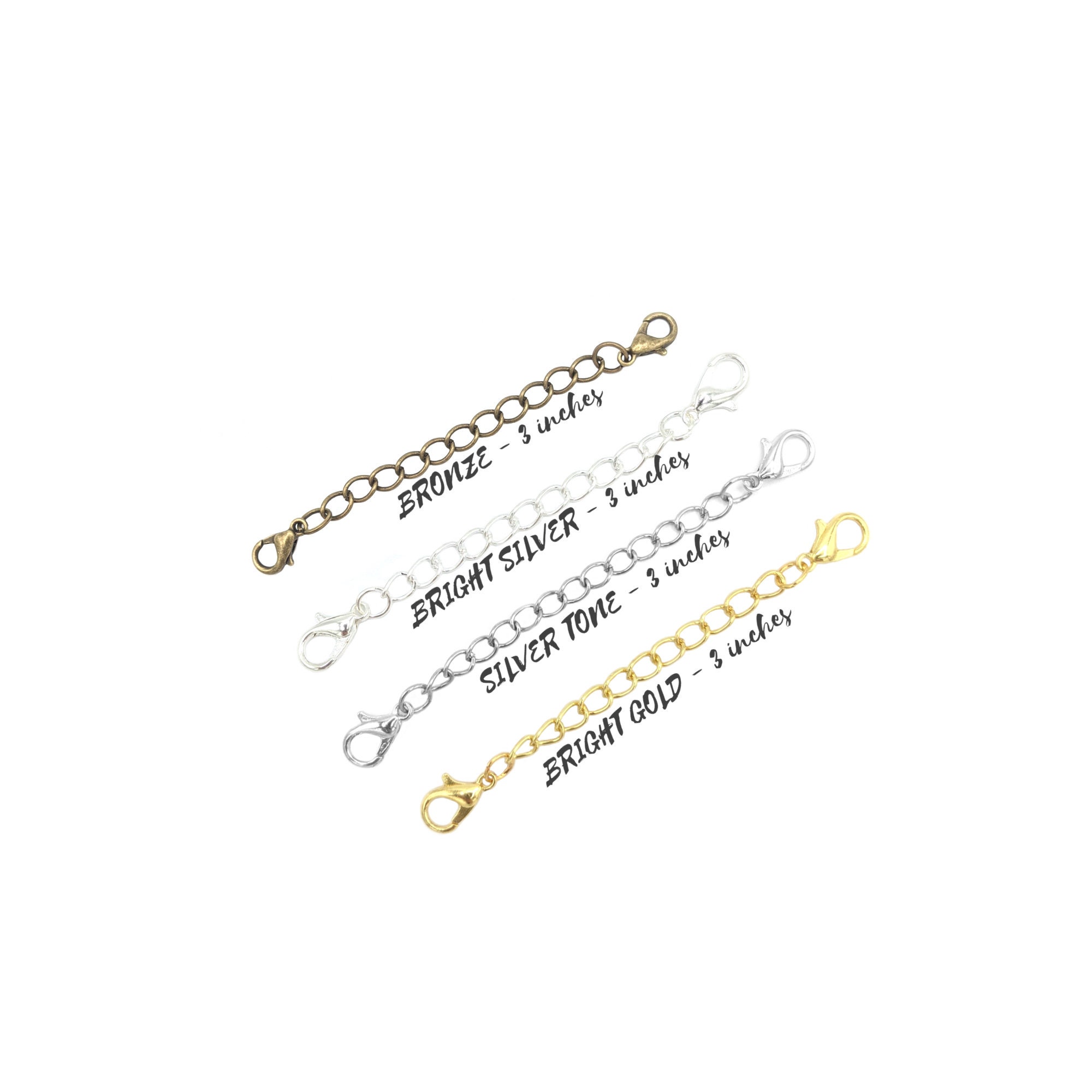 ADD ON: Necklace Extender! 3 Inch Chain Extender, Get the *perfect ...