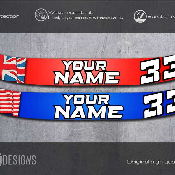 Helmet Visor Sticker Etsy