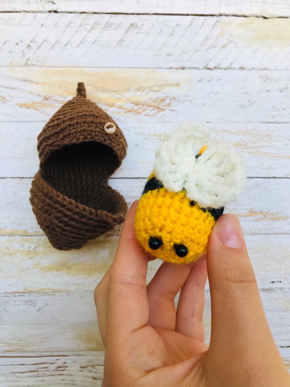Crochet nest pattern PDF file crochet BEE pattern Etsy
