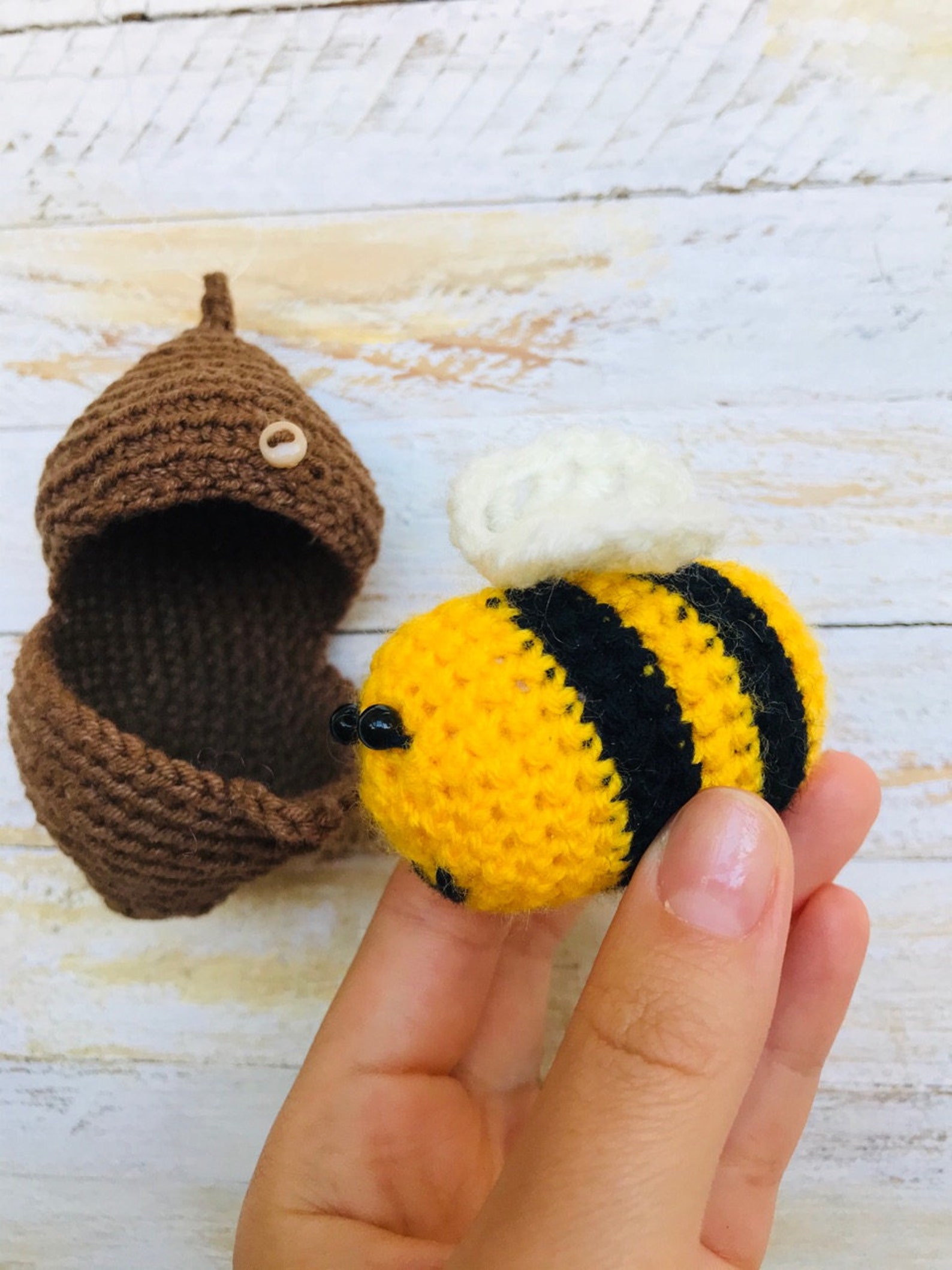 Bee Crochet Pattern Crochet Nest Pattern PDF File Etsy