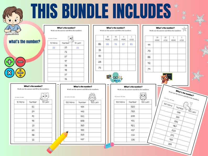 math learning worksheet