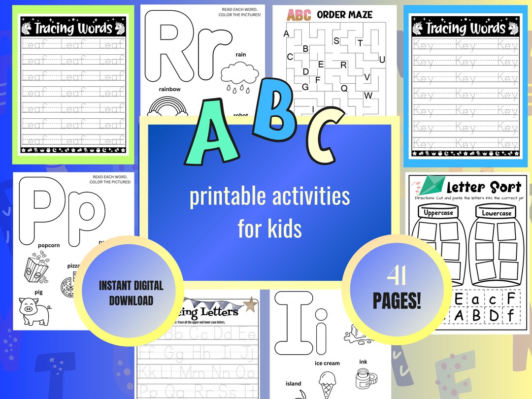 Kids Activities, Printables for Kids, Alphabet Coloring Pages, A to Z ...
