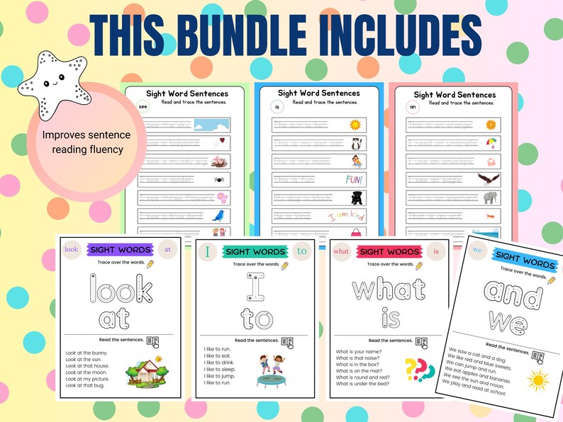 ELA, sight words worksheets