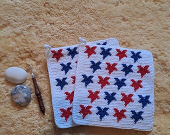 Potholder Stars America