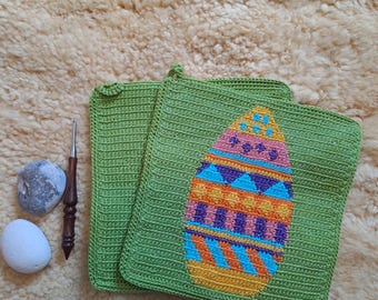 Potholder Easter egg