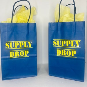 Video Game Theme/drop Box Birthday/ Gamer Party Bags