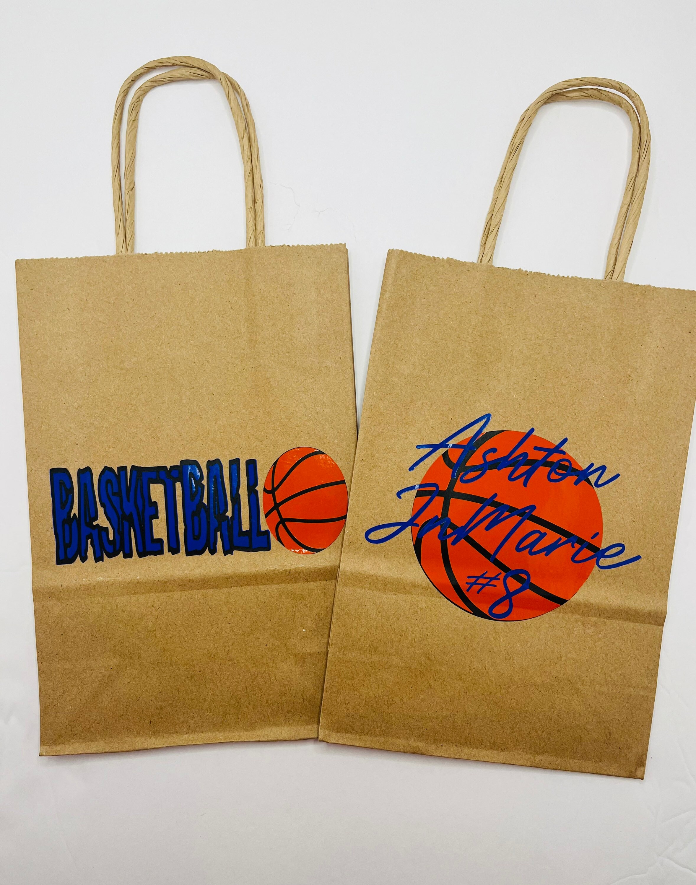 Basketball Party Bags/basketball Arty Pavor Bags/ Personalized