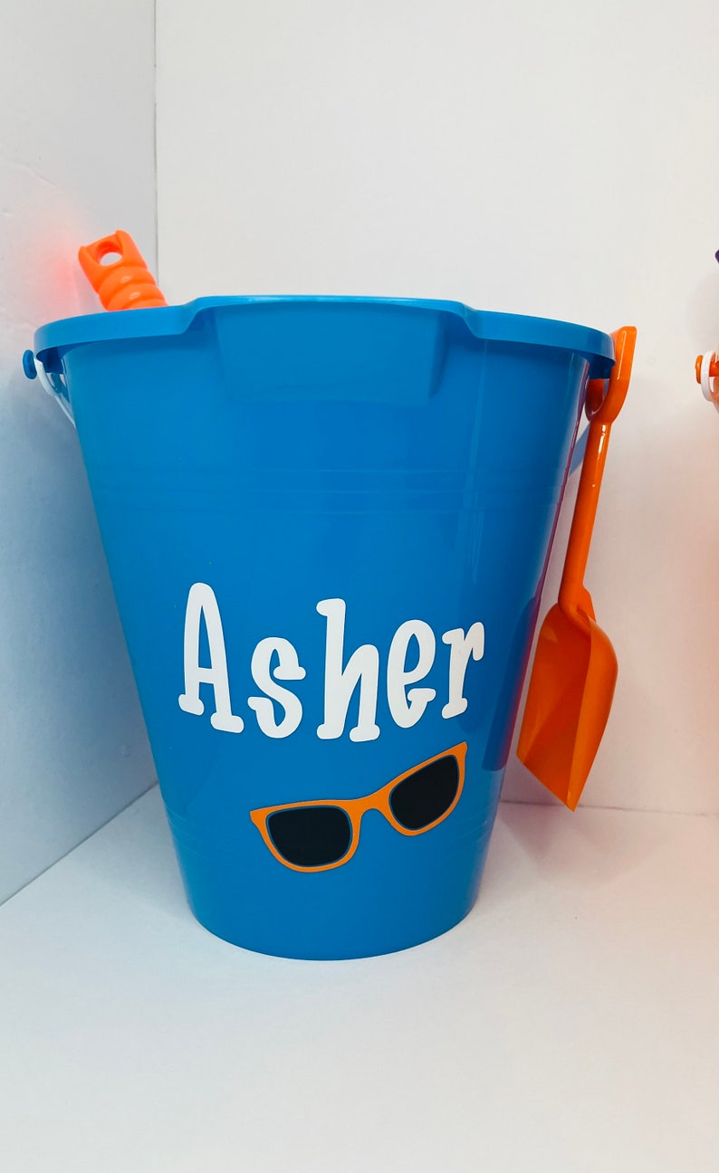 Personalized Sand Buckets/ Beach Bucket Favors/ Beach Etsy