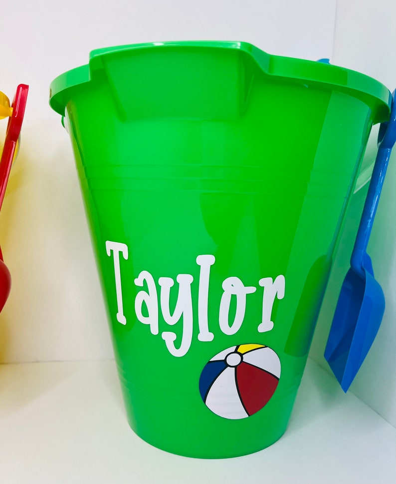 Personalized Sand Buckets/ Beach Bucket Favors/ Beach Etsy