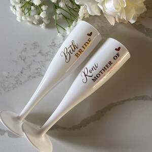 Personalised glass label | Champagne flute label | Wedding Roles | Hen do Glass Decal | DIY vinyl label