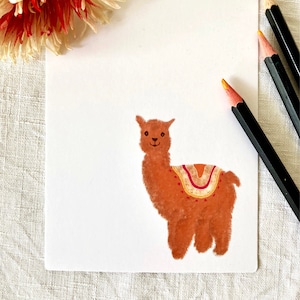 Alpaka • Postkarte