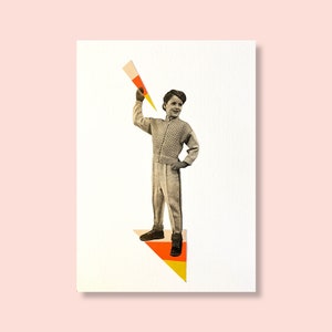 Cuento de invierno • arte collage original