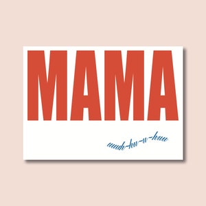 MAMA • Carte postale