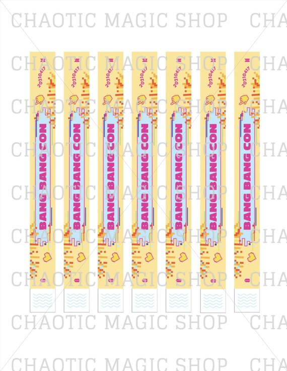 printable bang bang con wristbands etsy