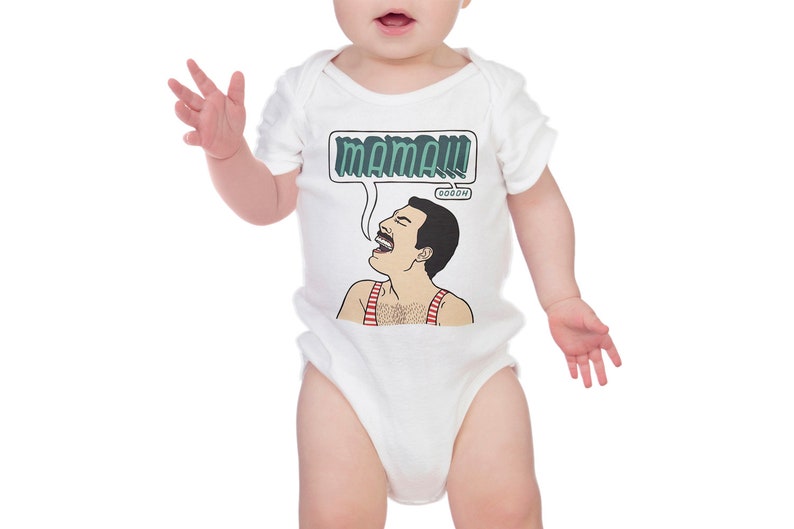 Baby Onepiece Father/'s Day Baby Shower 100/% Cotton Baby One-piece 1st Birthday Baby Gift Freddie Mercury Mama Funny Baby Bodysuit