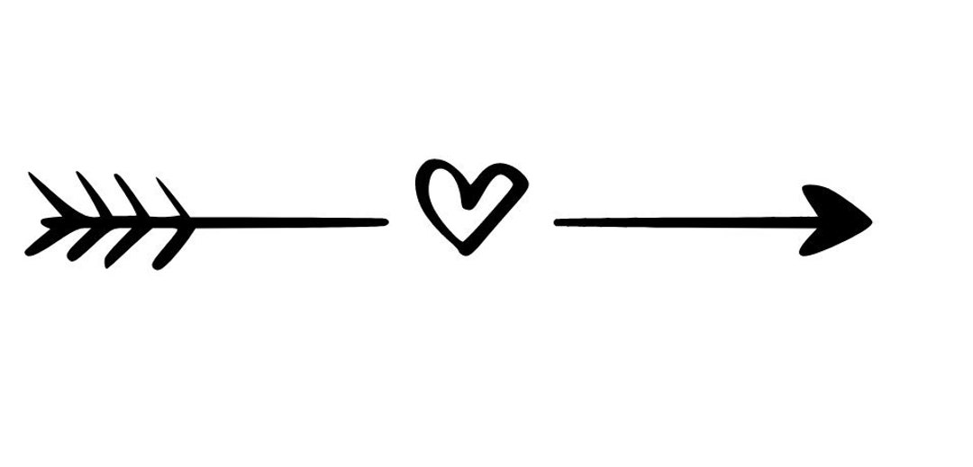 Arrow Svg, Heart Svg, Cute Svg, Love Svg, Arrow With Heart Svg, Lovely