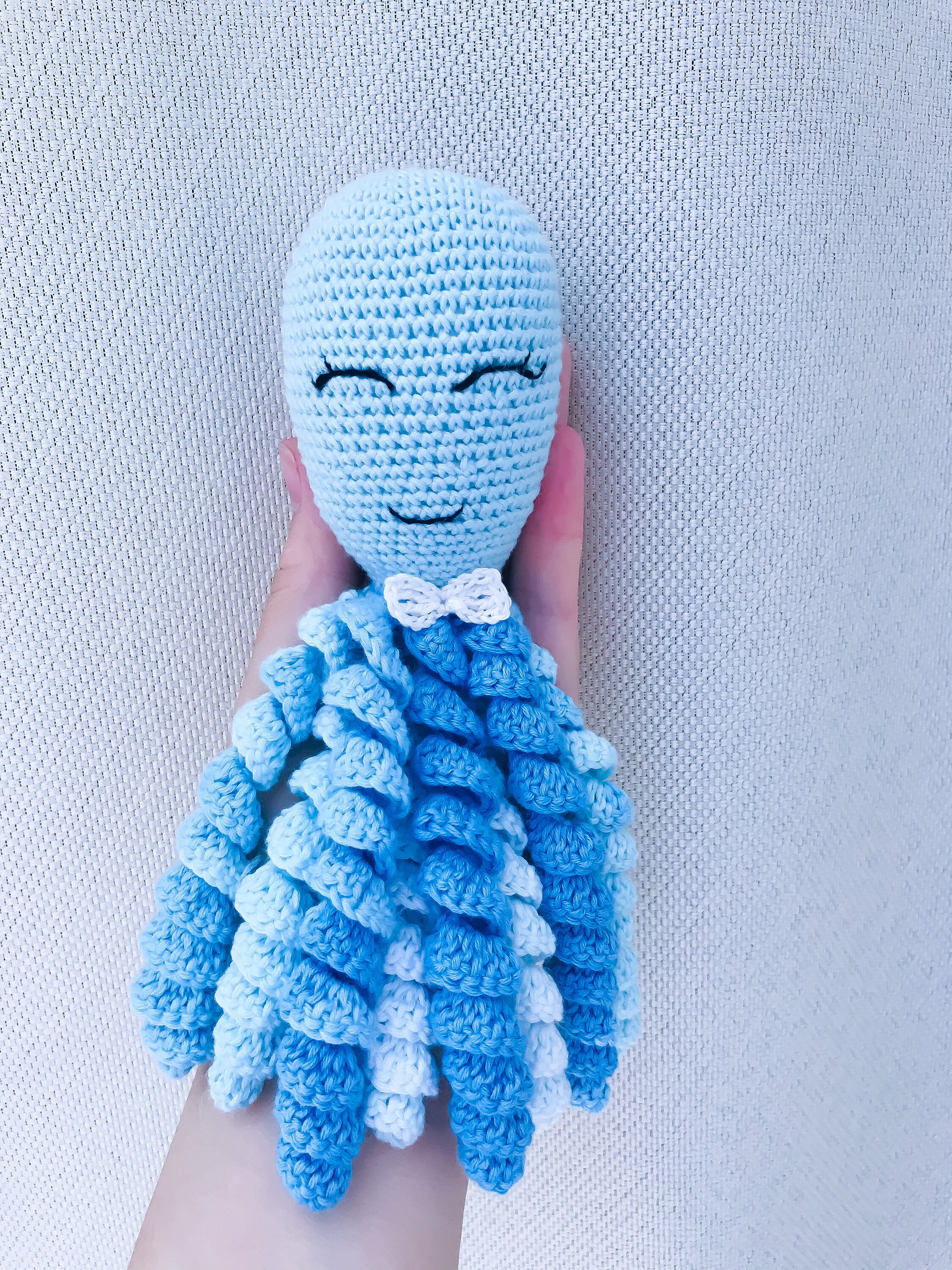 Knitted octopus for baby Preemie octopus Octopus baby toy Etsy