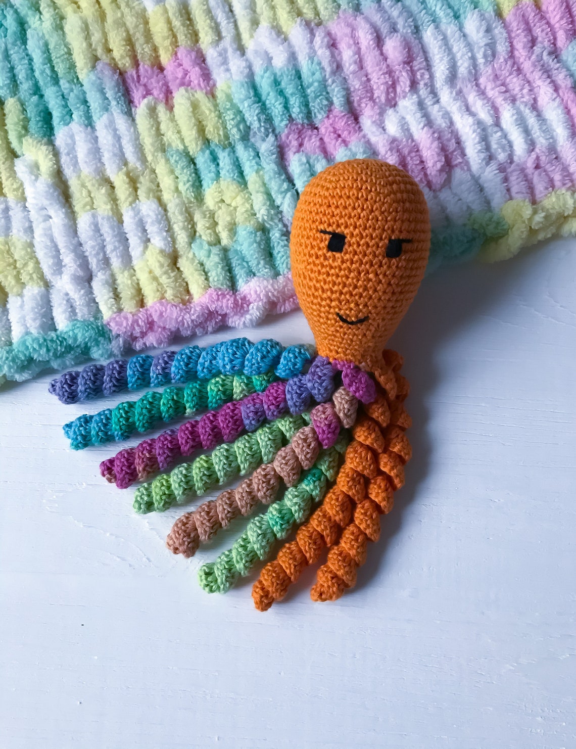 Knitted octopus for preemies babies Nicu octopus Crochet Etsy