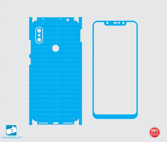 Redmi Note 6 Pro Skin Cut Template For Vinyl Cutting Etsy Redmi Note 6 Pro Skin Cut Template For Vinyl Cutting Etsy