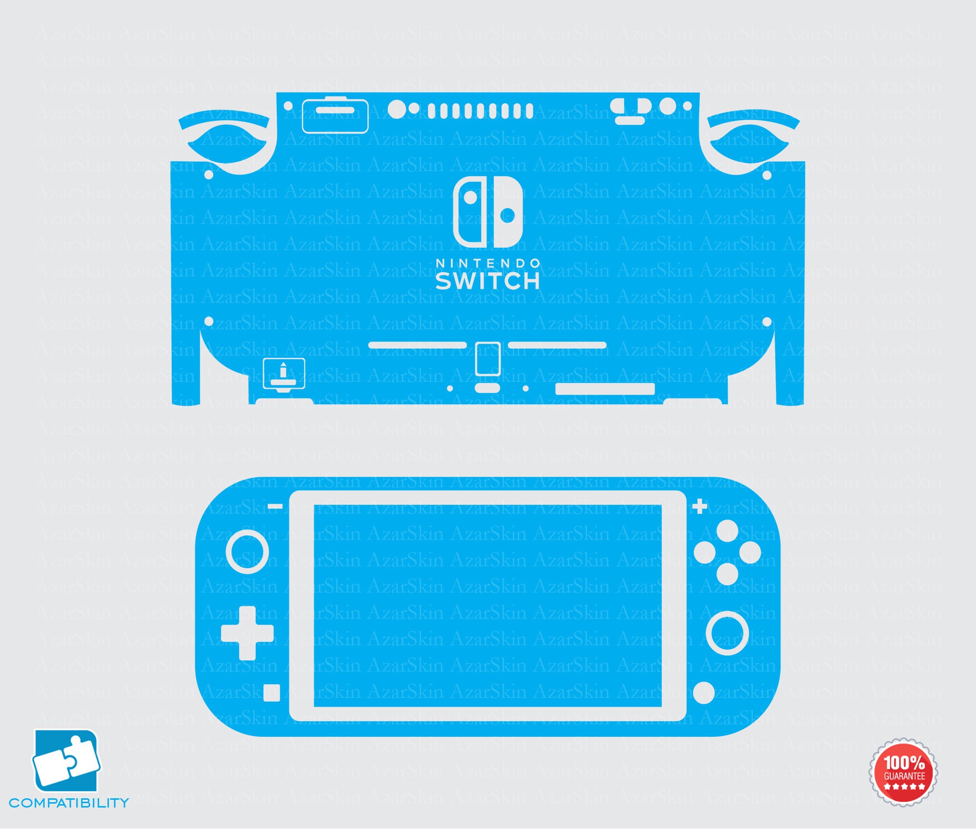 Nintendo Switch Lite 2019 Skin Cut Template for Vinyl Cutting | Etsy UK