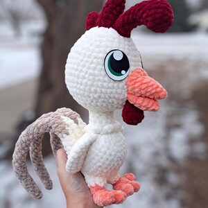 Cartoon Rooster Crochet Stuffed Animal